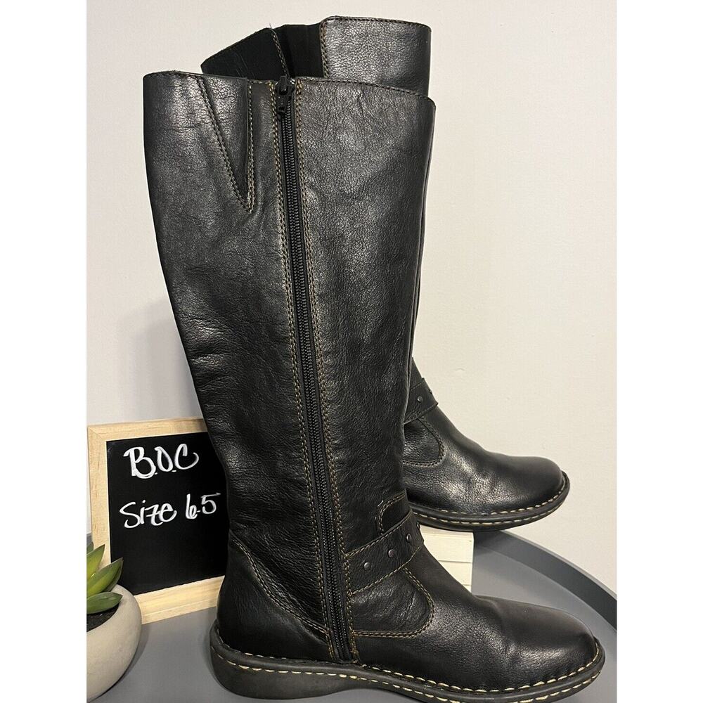 BOC Black Riding Boots Austin Tall Size 6.5m